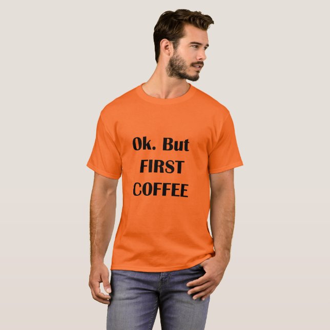 Kaffe Tee Shirt (Hel framsida)