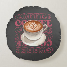 kaffe, tema dekorativ kudde