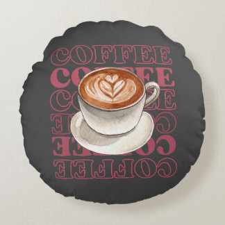 kaffe, tema dekorativ kudde