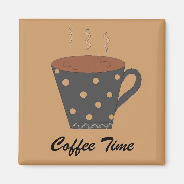 Kaffe Tid Magnet (Framsidan)