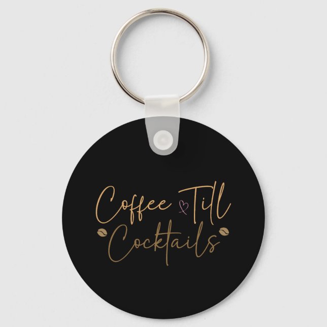 Kaffe till Cocktails Nyckelring (Framsida)