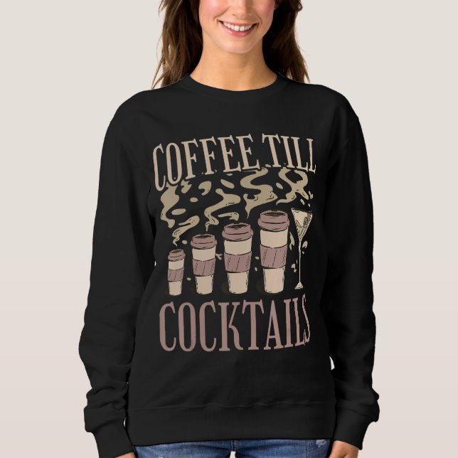 Kaffe till Cocktails T Shirt (Framsida)