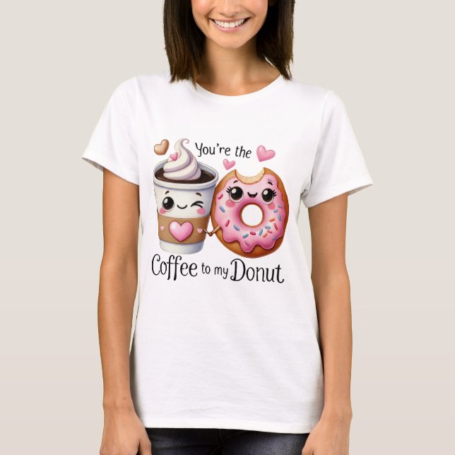 Kaffe till mitt blodbad t shirt (Framsida)