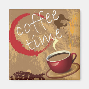 Kaffe Time Magnet