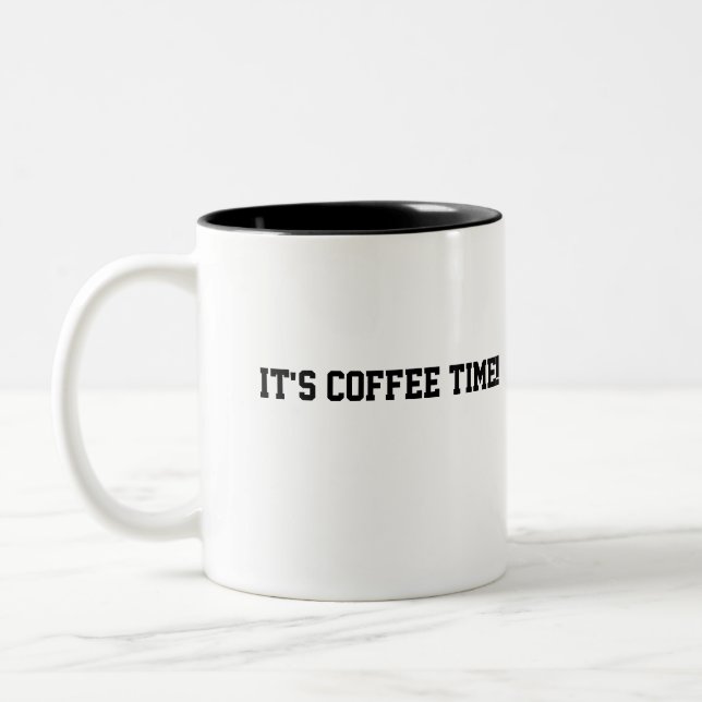 Kaffe Time Två-Tonad Mugg (Vänster)