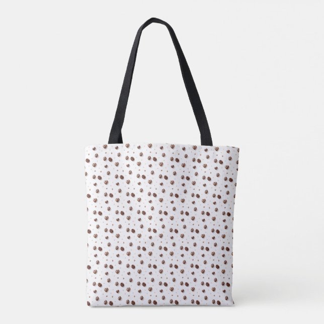 Kaffe Tote Bag Tygkasse (Baksida)