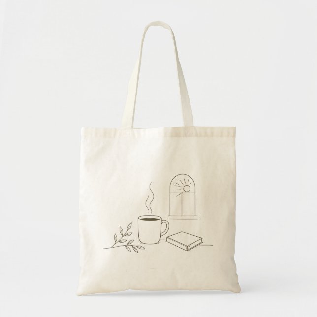 Kaffe Totebag Tygkasse (Framsidan)