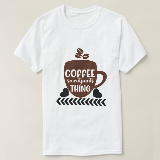 Kaffe Träningsbyxor Sak T Shirt (Design framsida)
