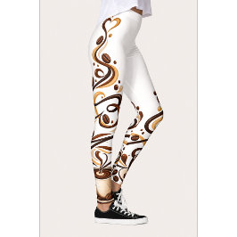 Kaffe Träningsleggings för Kvinnor Leggings