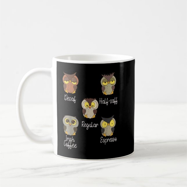 Kaffe Uggla Kaffemugg (Vänster)