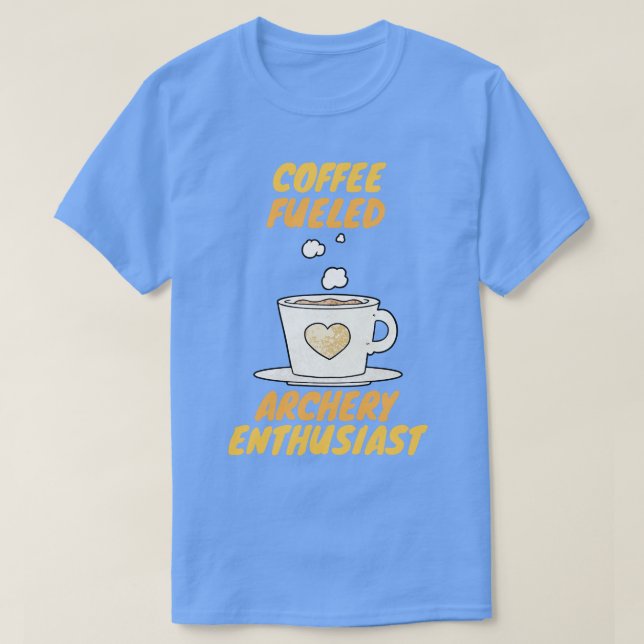 Kaffe underblåste ärkelentusiast t shirt (Design framsida)