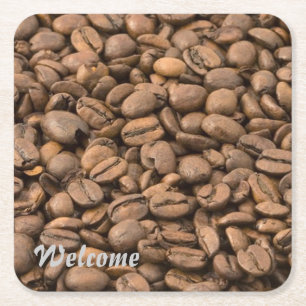 kaffe underlägg papper kvadrat