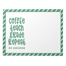 Kaffe, undervisa, klass, upprepa typografilärare
