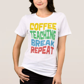 Kaffe, undervisning, brytning, repetering T-Shirt