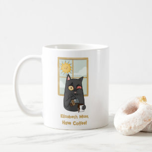 Kaffe utan hingst, som hälls i Java Kaffemugg