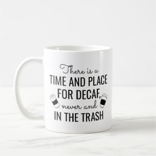 Kaffé utan koffein kaffemugg