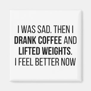 Kaffe & väger magnet