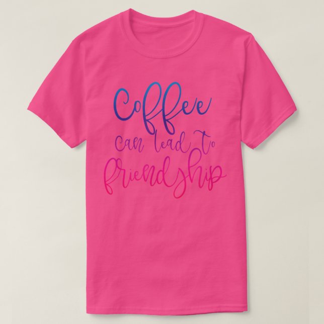 Kaffe Vänskap Manar Women Citote T Shirt (Design framsida)