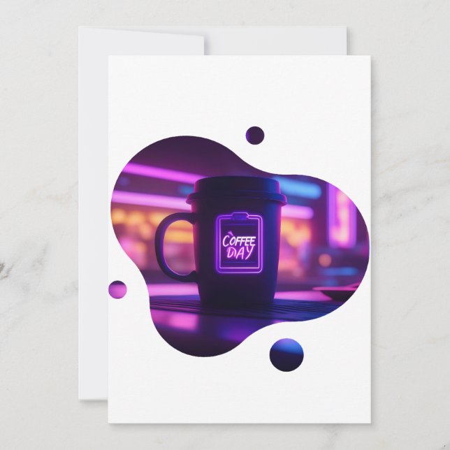 kaffe varje dag FARS DAG Inbjudningar (Framsida)