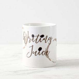Kaffe - världens bästa skrivande juice! kaffemugg