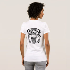 Kaffe. Vi alla kärlek-kaffe. T Shirt
