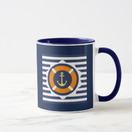 Kaffe vid ankare-mugg mugg