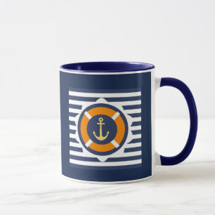 Kaffe vid ankare-mugg mugg