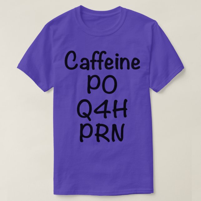 Kaffe vid behov t shirt (Design framsida)