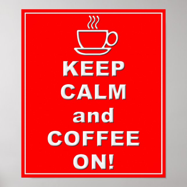 Kaffe vid Poster (Framsidan)