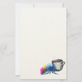 Kaffe & Vildblommor Brevpapper