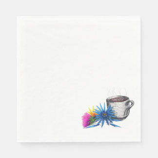 Kaffe & Vildblommor Pappersservett