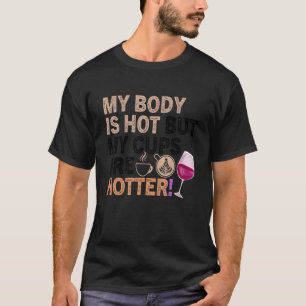 Kaffe Vin-citat Barista-Coolan Kaffe Vin 39 T Shirt