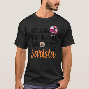 Kaffe Vin-citat Barista-Coolan Kaffe Vin 54 T Shirt