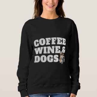 Kaffe-Vin-Hund T Shirt