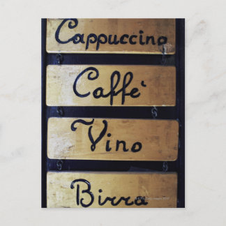 Kaffe, Vin och öl, Venedig, Italien Vykort