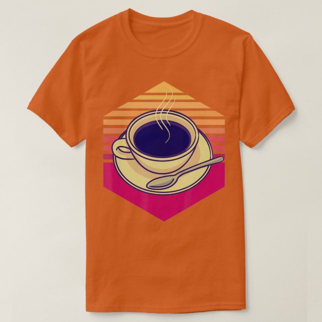 Kaffe Vintage Barista T Shirt (Design framsida)