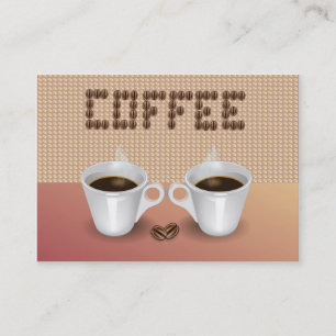 Kaffe Visitkort
