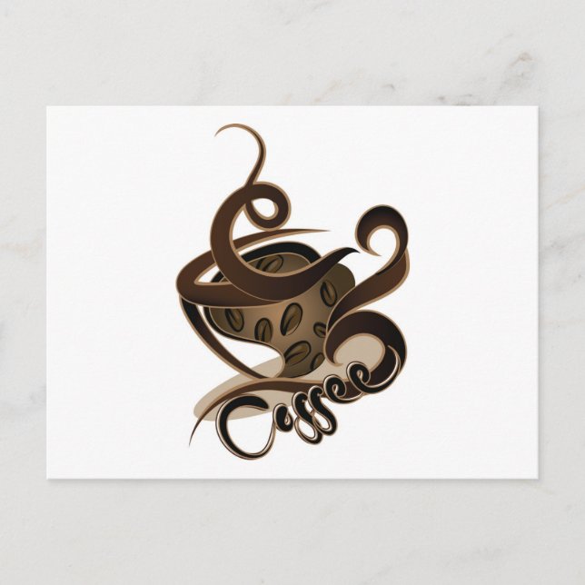 kaffe vykort (Framsida)