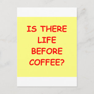 kaffe vykort
