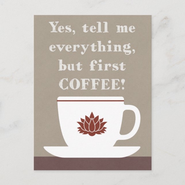 Kaffe Vykort (Framsida)