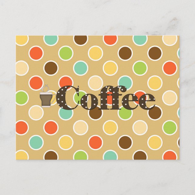 kaffe vykort (Framsida)