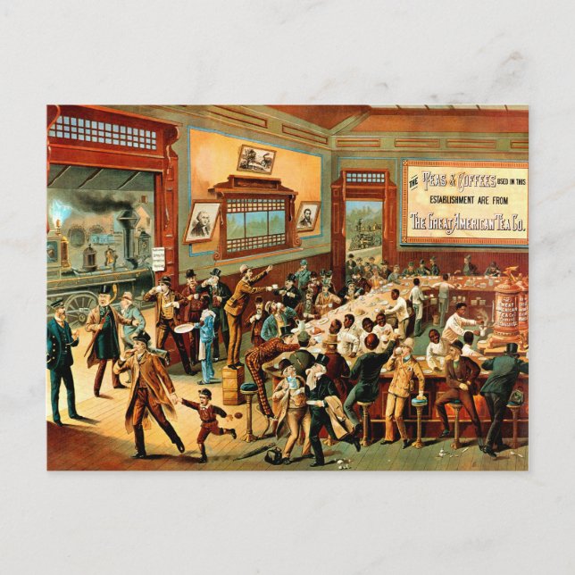 Kaffe - vykort (Framsida)