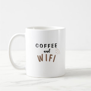 Kaffe & WiFi - Sipping Coffee & Spilling Tea Mugg