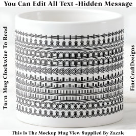 Kaffeadressbok Gömt Message Funny Novelty 111B Espressomugg