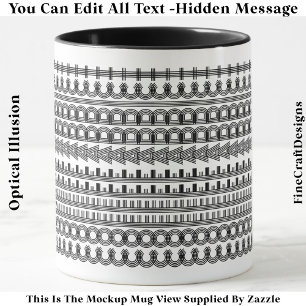 Kaffeadressbok Gömt Message Funny Novelty 111B Mugg