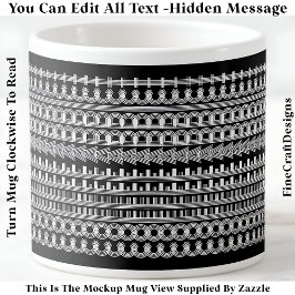 Kaffeadressbok Gömt Message Funny Novelty 111W Espressomugg