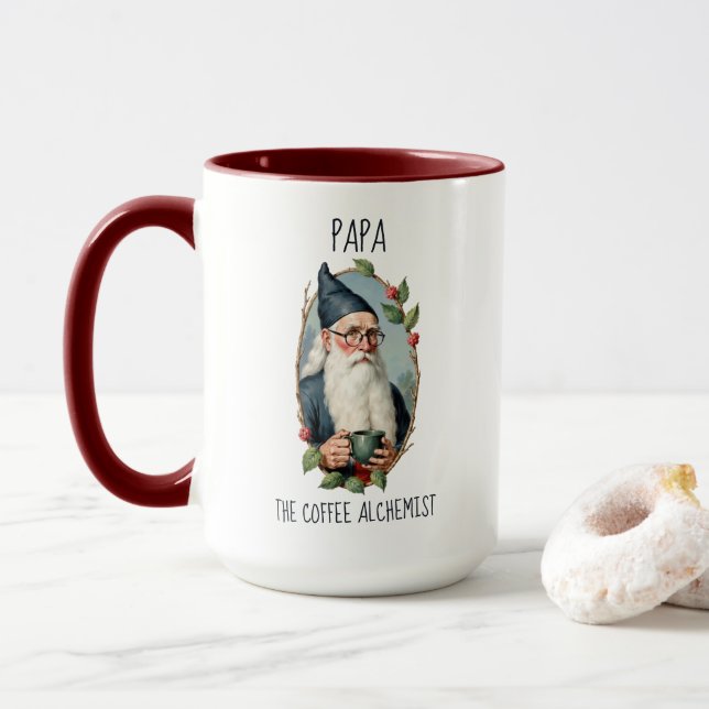 Kaffealkemist Anpassad Gnome Kombomugg Mugg (Med munk)