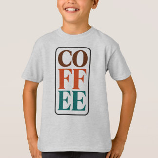 Kaffeälskande Barn T-Shirt Kaffegåva