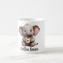 Kaffeälskande Elefantmugg Kaffemugg