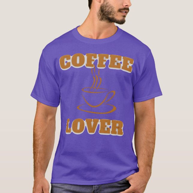 Kaffeälskande vänner t shirt (Framsida)